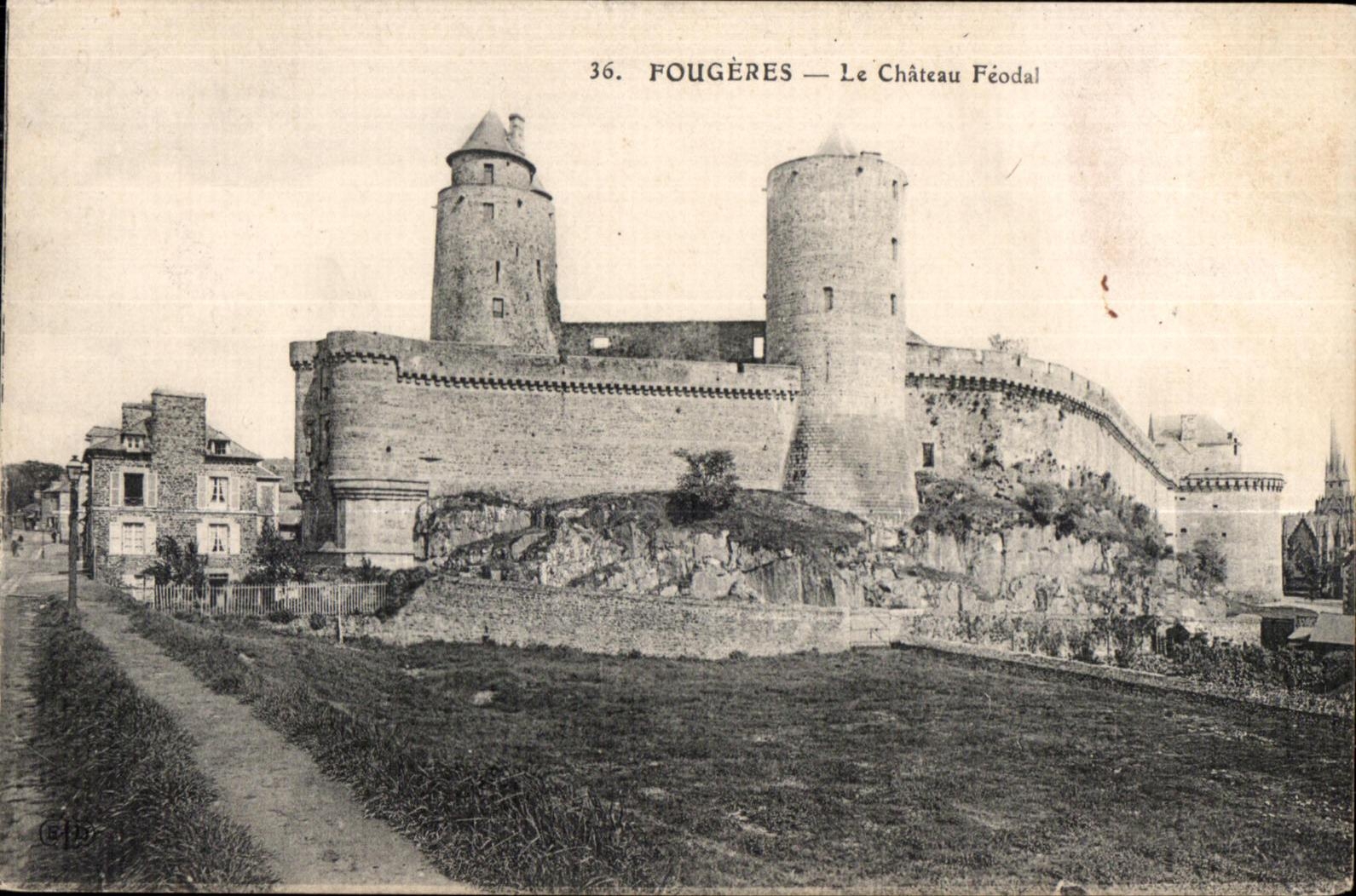 CPA Fougeres Le Chateau Feodal
