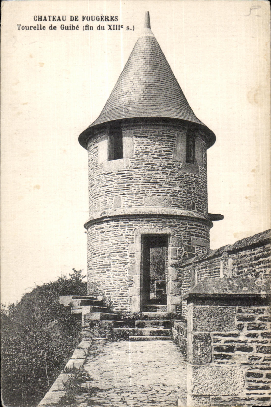 CPA Chateau De Fougeres Tourelle de Guibe (fin du XII s)