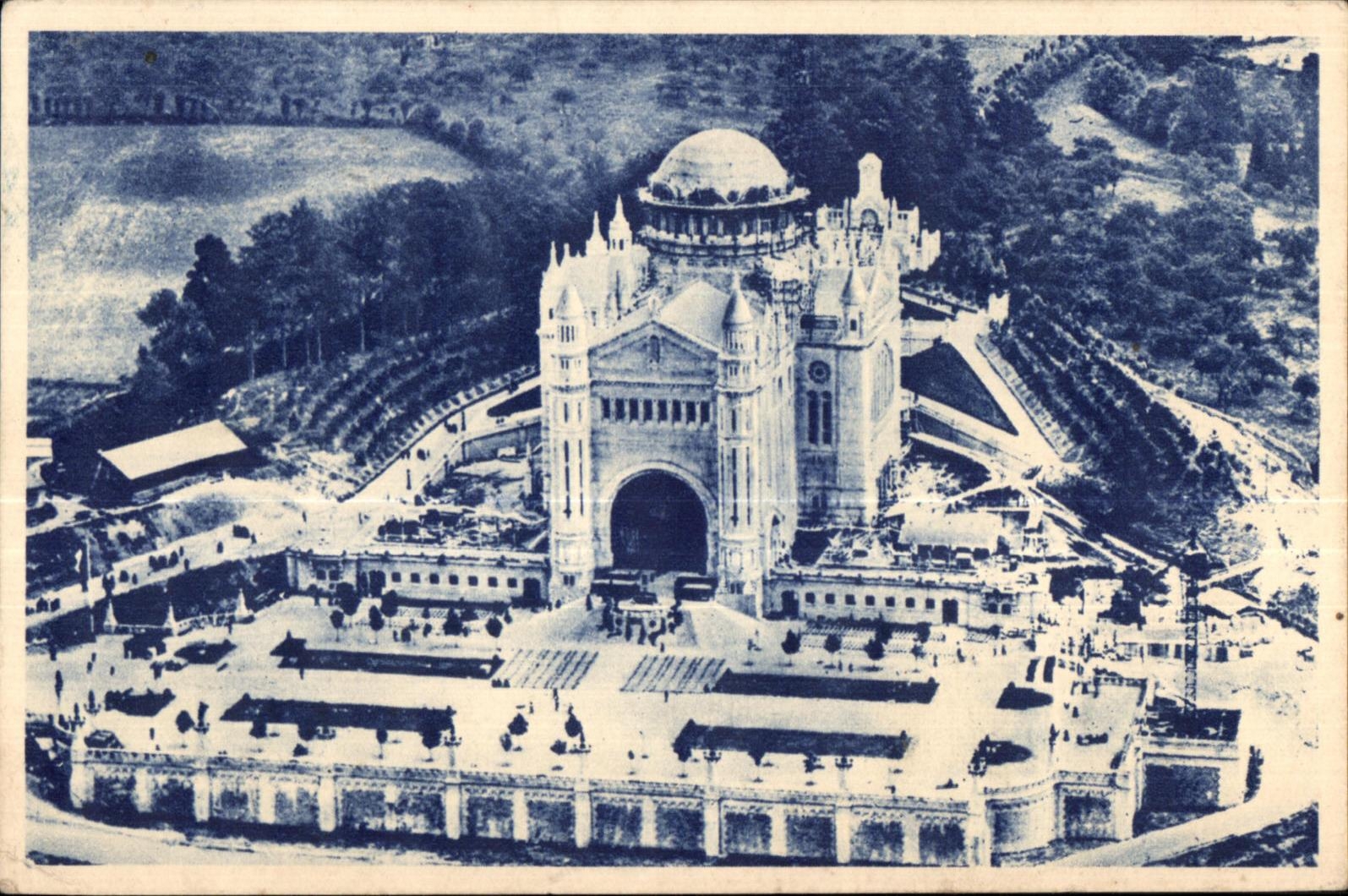 CPA la basilica la opinion del lisieux uno admitida el plano