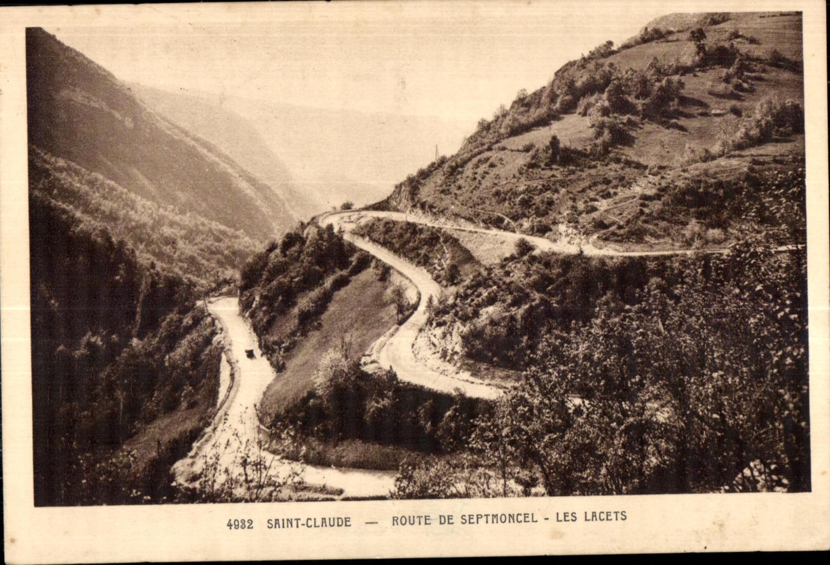 Ruta de Claude del santo de CPA de los cordones de Septmoncel