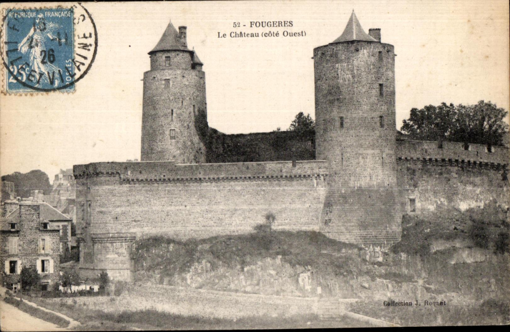 CPA Fougeres Le Chateau (Cote Ouest)