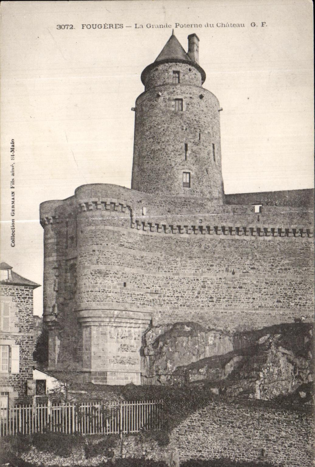 CPA Fougeres La Grande Poterne du Chateau