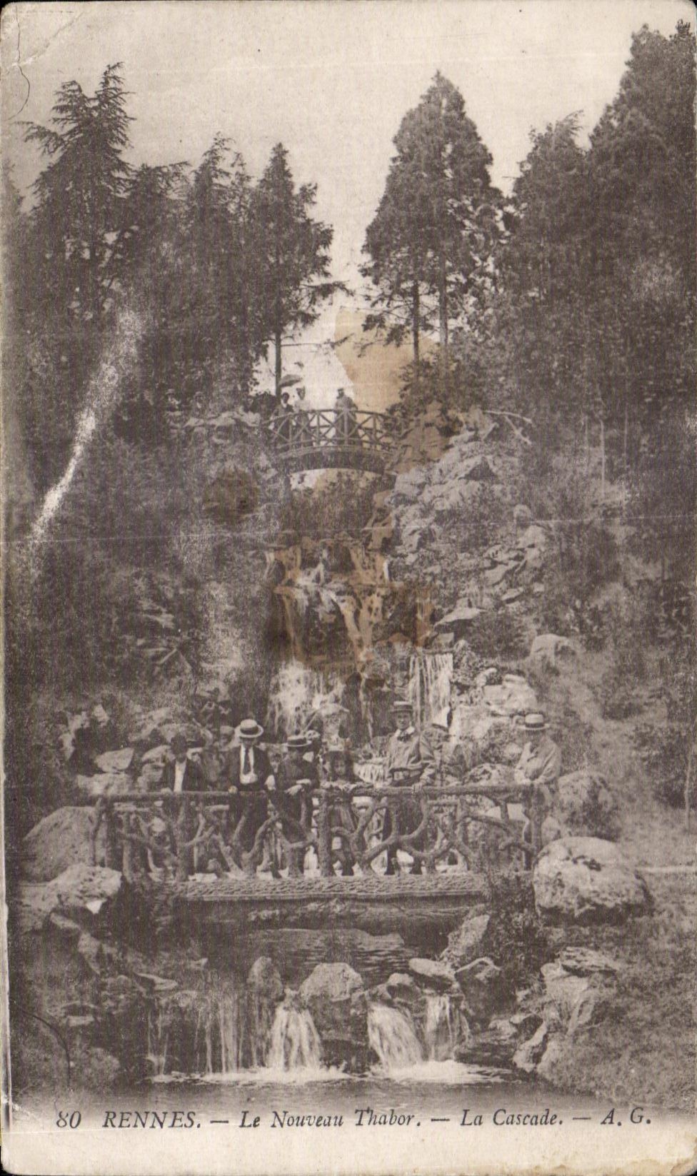CPA Rennes Le Nouveau Thabor La Cascade