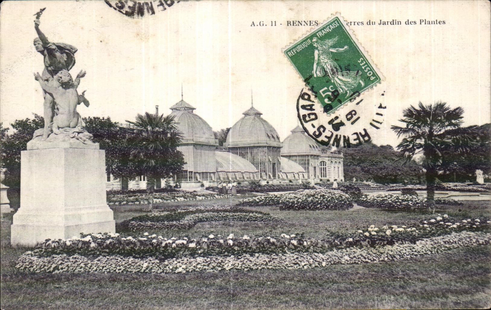CPA Rennes Serres du Jardin des Plantes