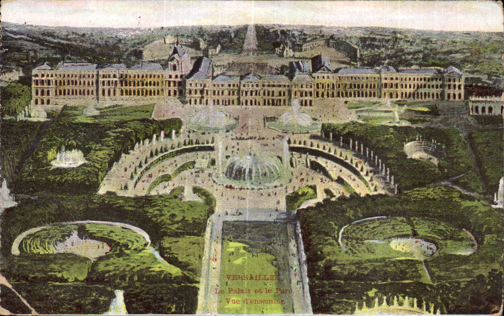 CPA Versailles Le Palais et le Parc