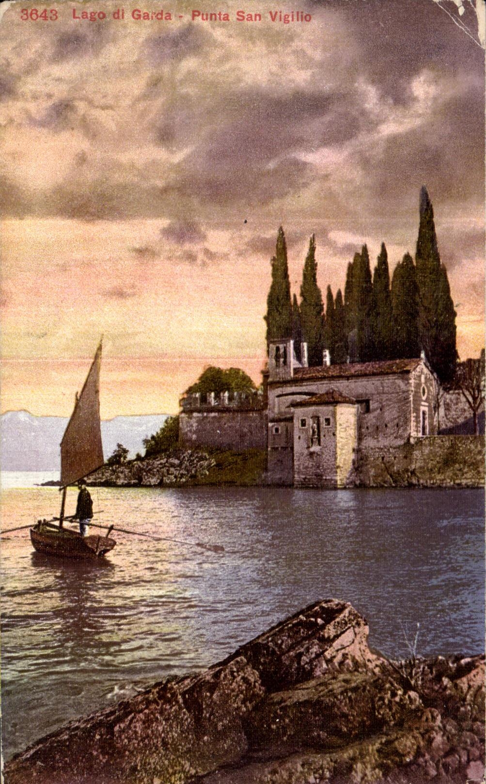 CPA Lago di Garda Punta san Vigillo Italia Italia