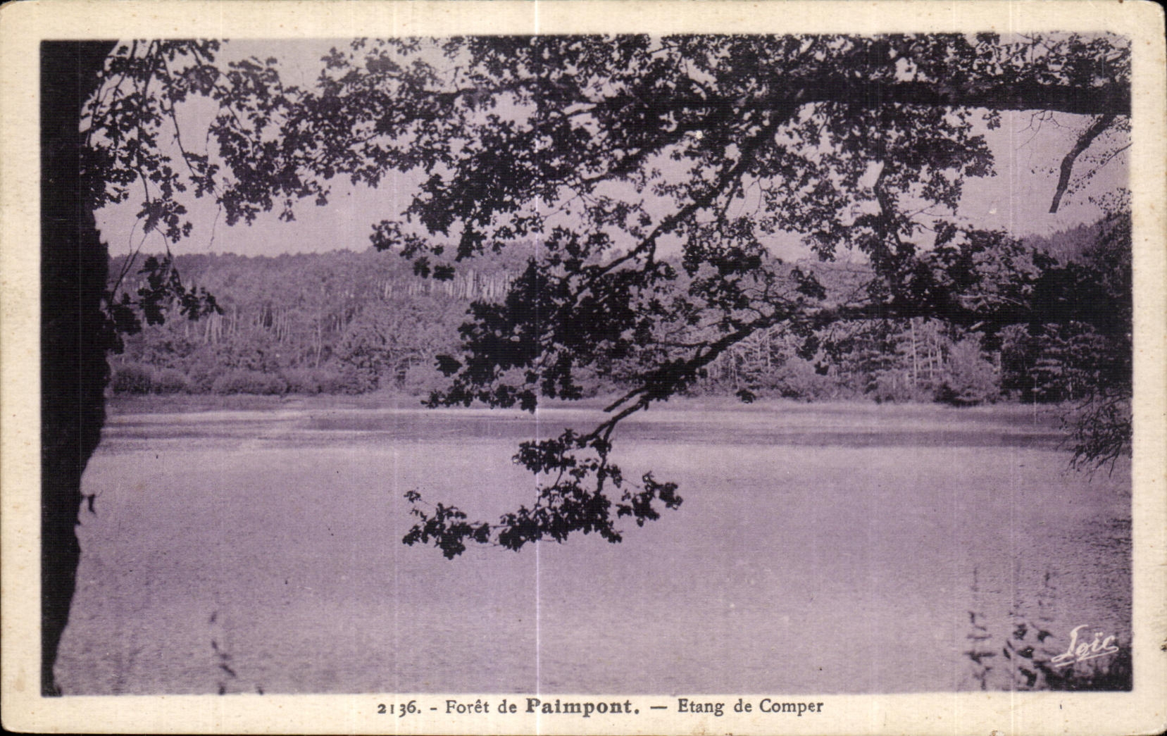 CPA Paimpont forest of Pond of Comper