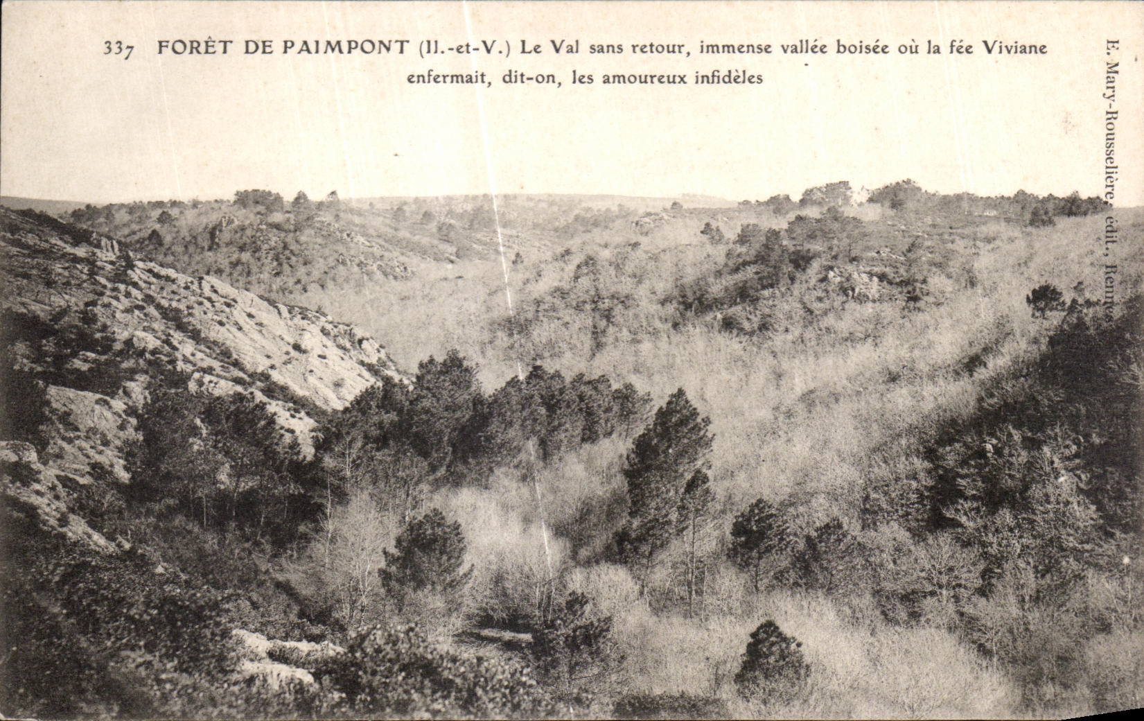 CAPE forest De Paimpont the Valley without immense return Wooded Valley or the Fairy Viviane