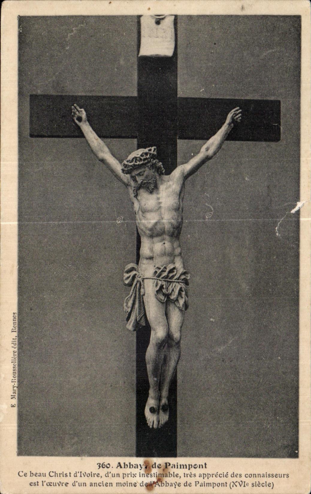 CPA Paimpont Abbey of