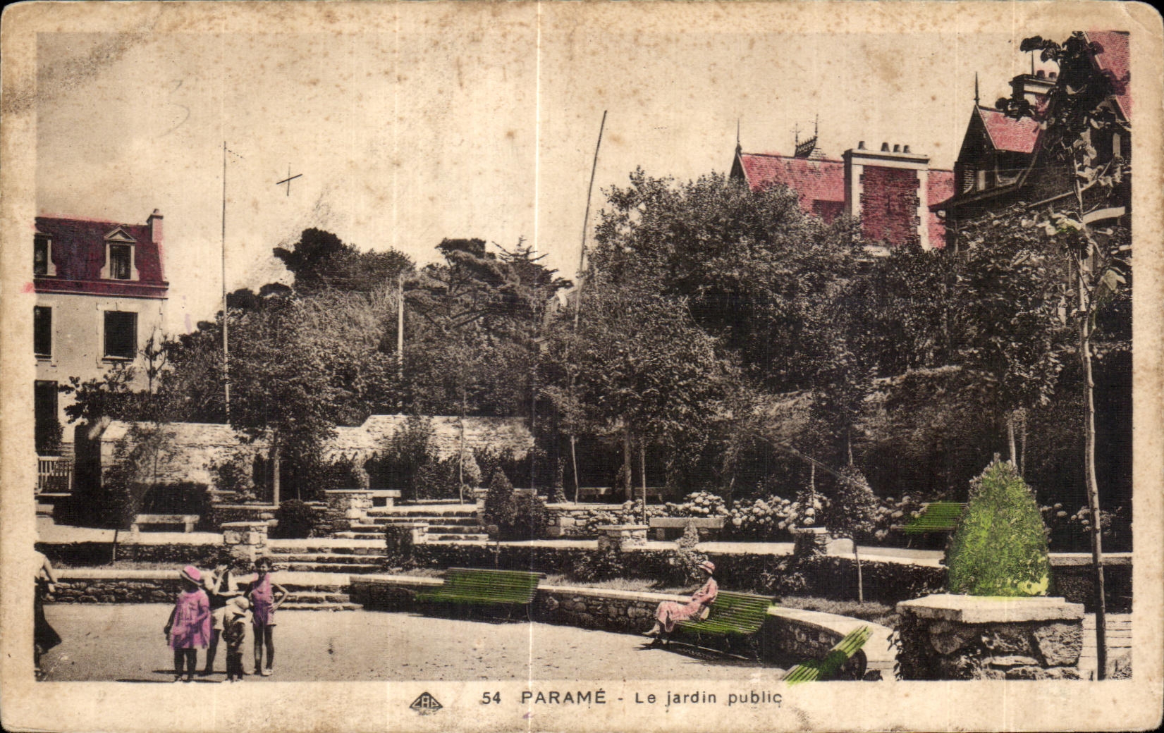 CPA Parame Le Jardin Public