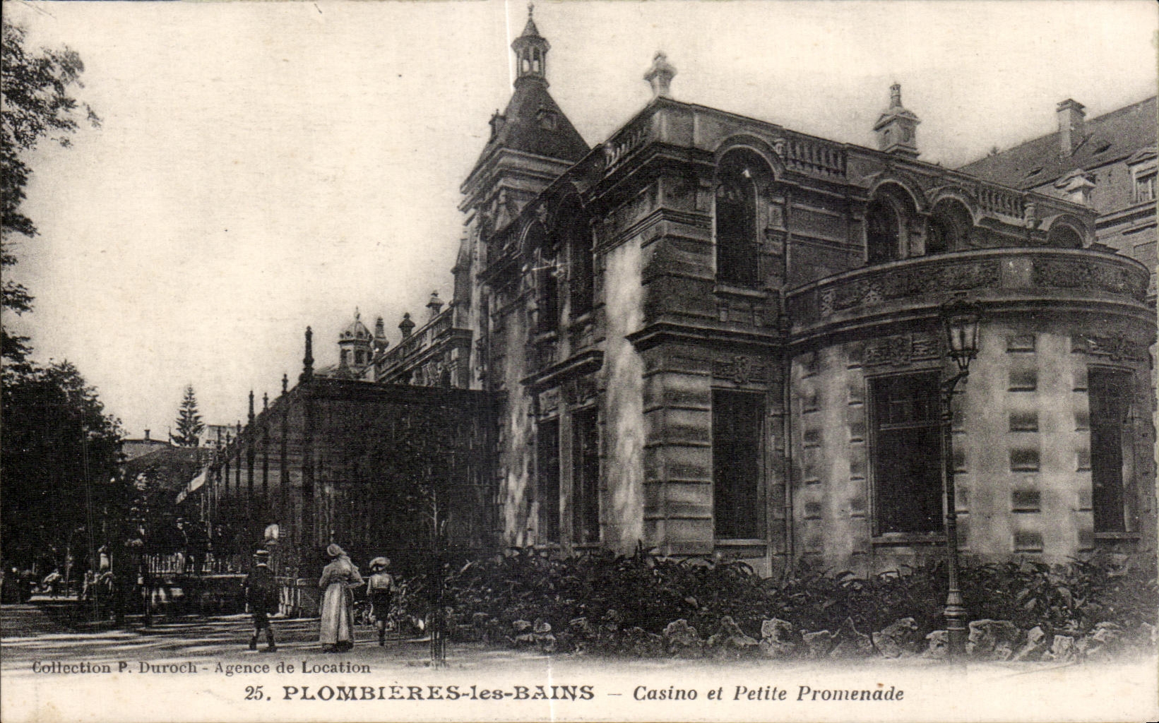 CPA Plombieres les Bains Casino et Petile Promenade