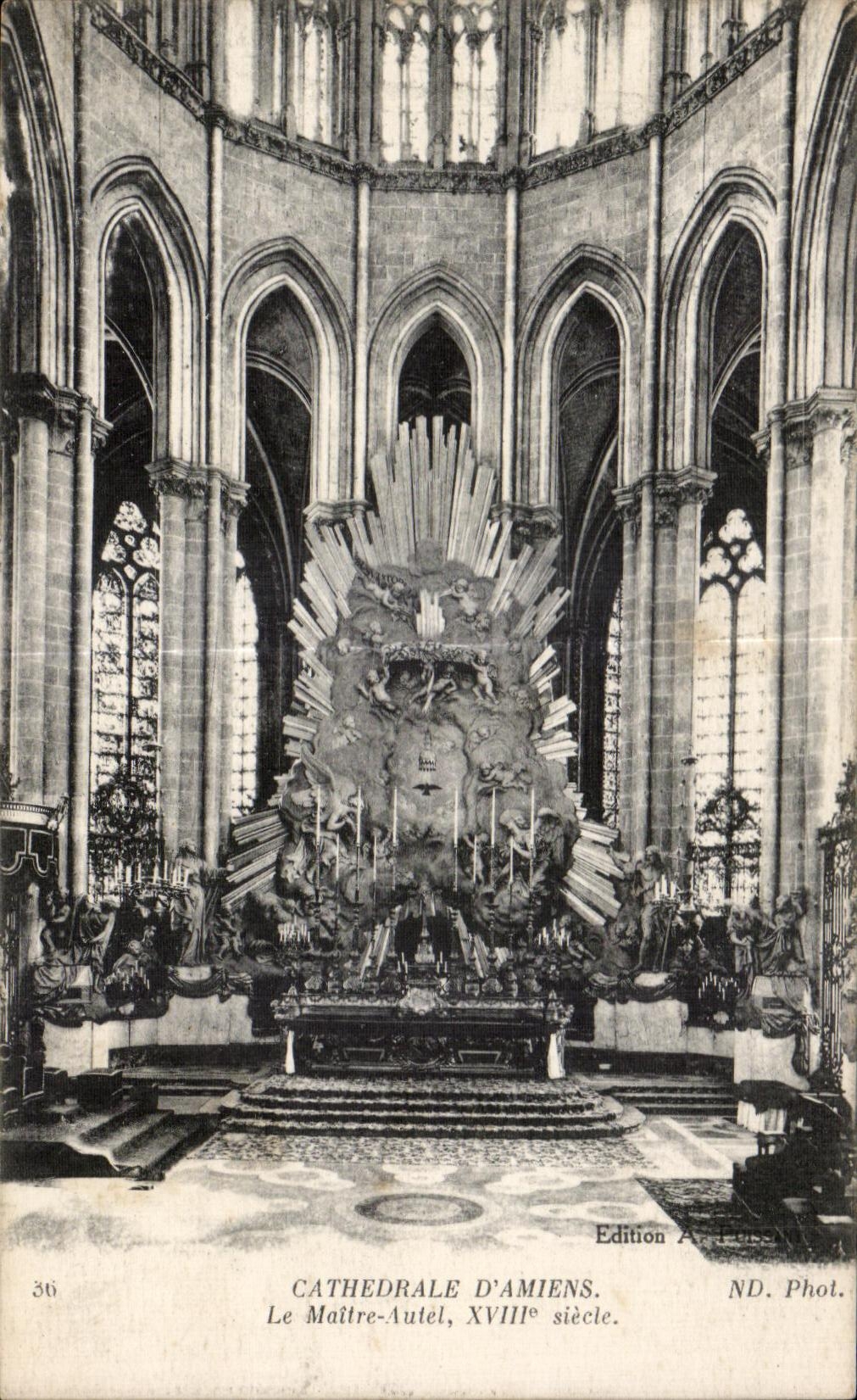 CPA Cathedrale D Amiens Le Maltre Autel XVIII Siecle