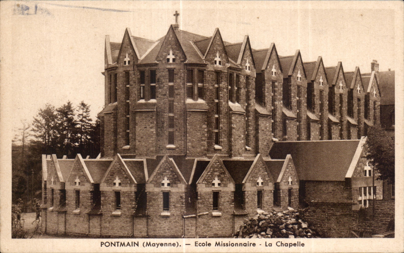 La Chapelle de Missionnaire de la escuela de CPA Pontmain (Mayenne)