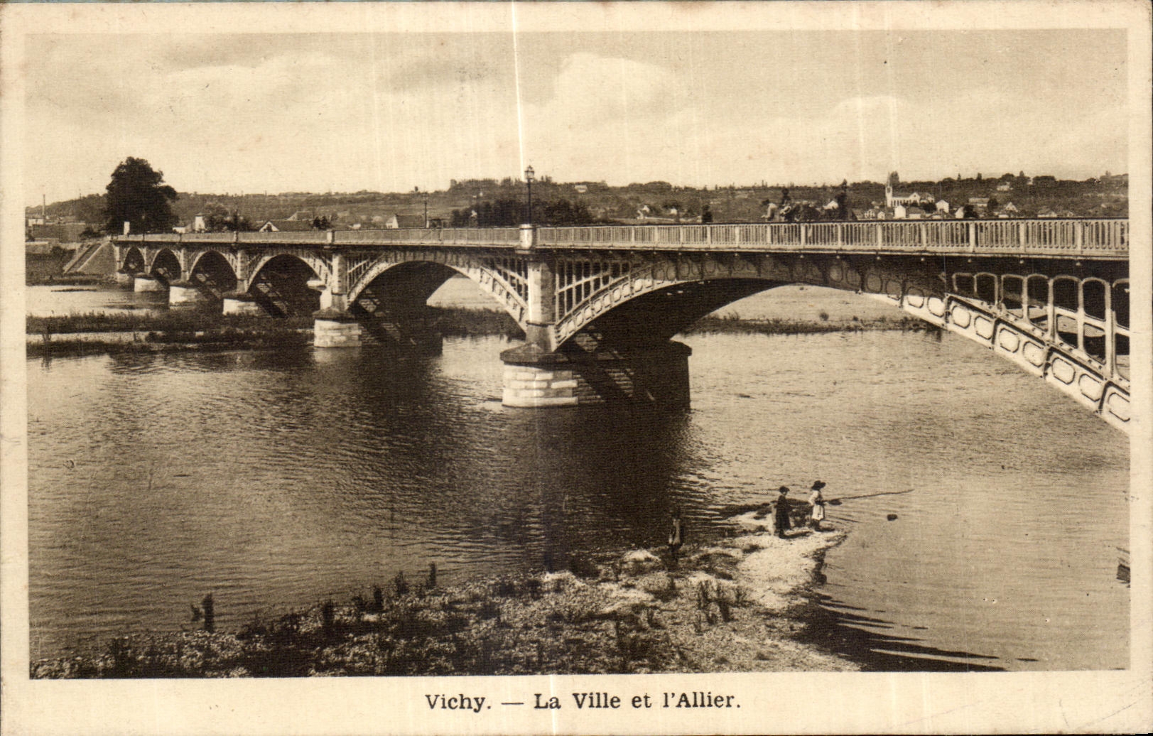 CPA Vichy the City and Allier