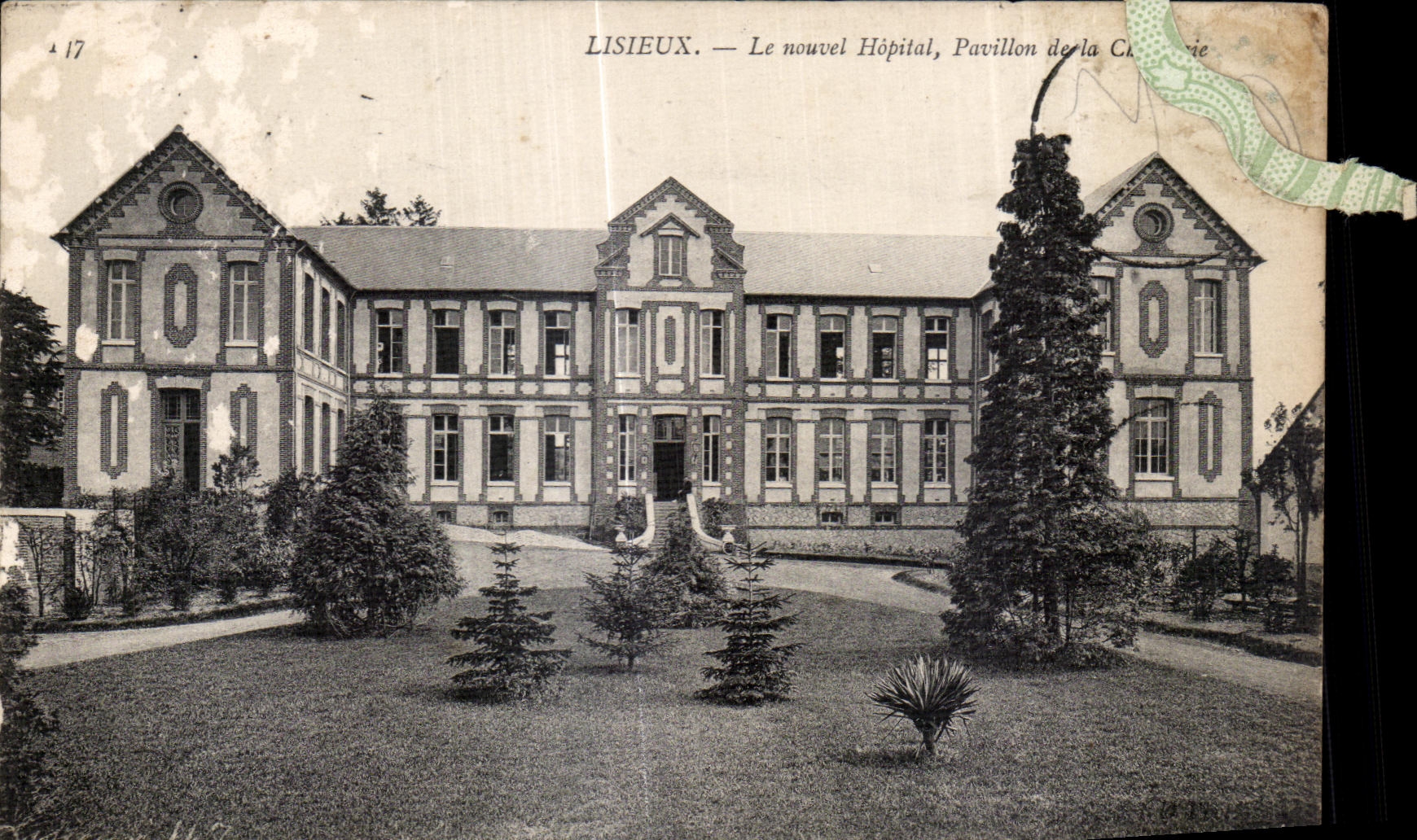 CPA Lisieux Le nouvel Hopital Pavillon