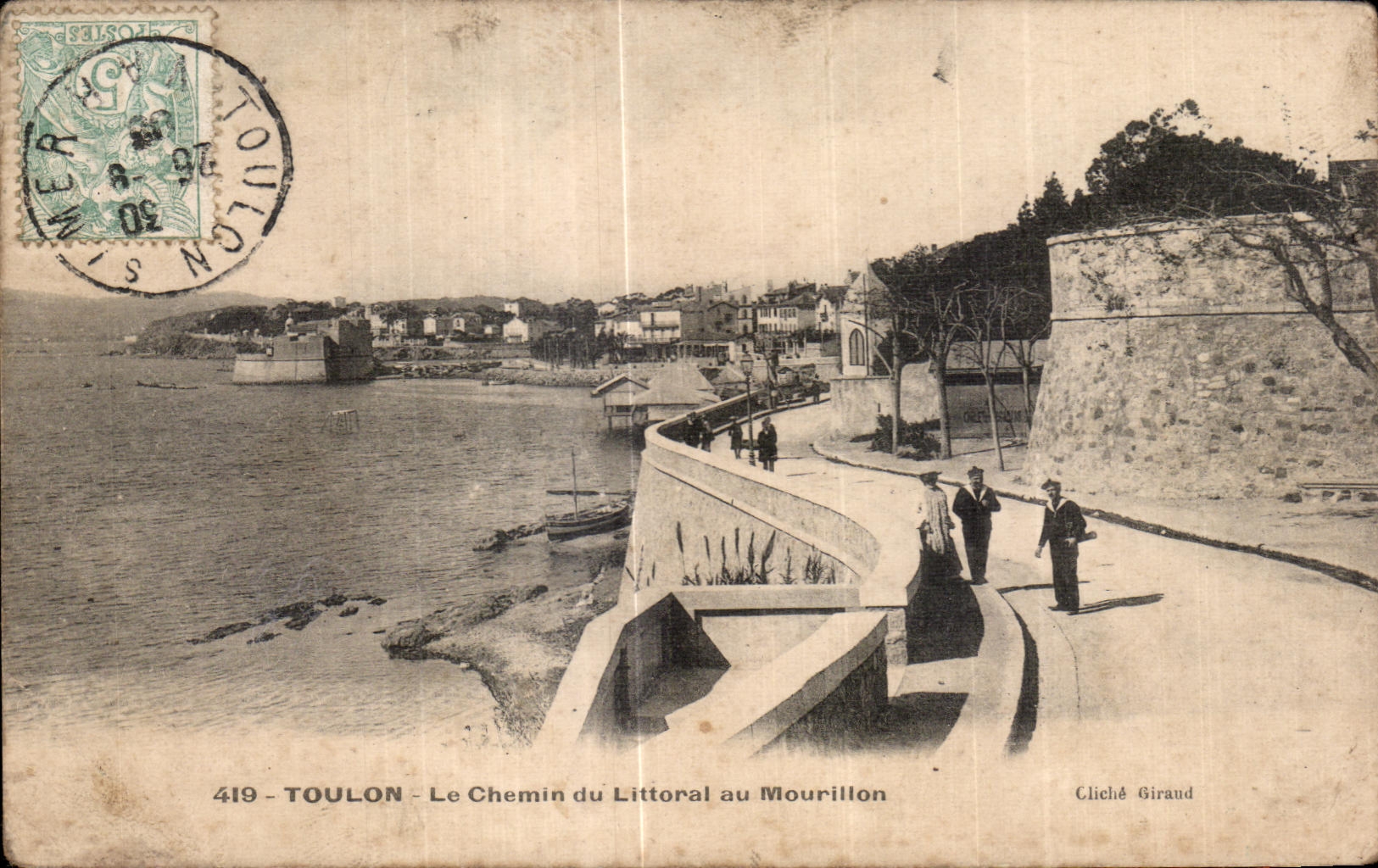CPA Toulon the Way of the Littoral in Mourillon