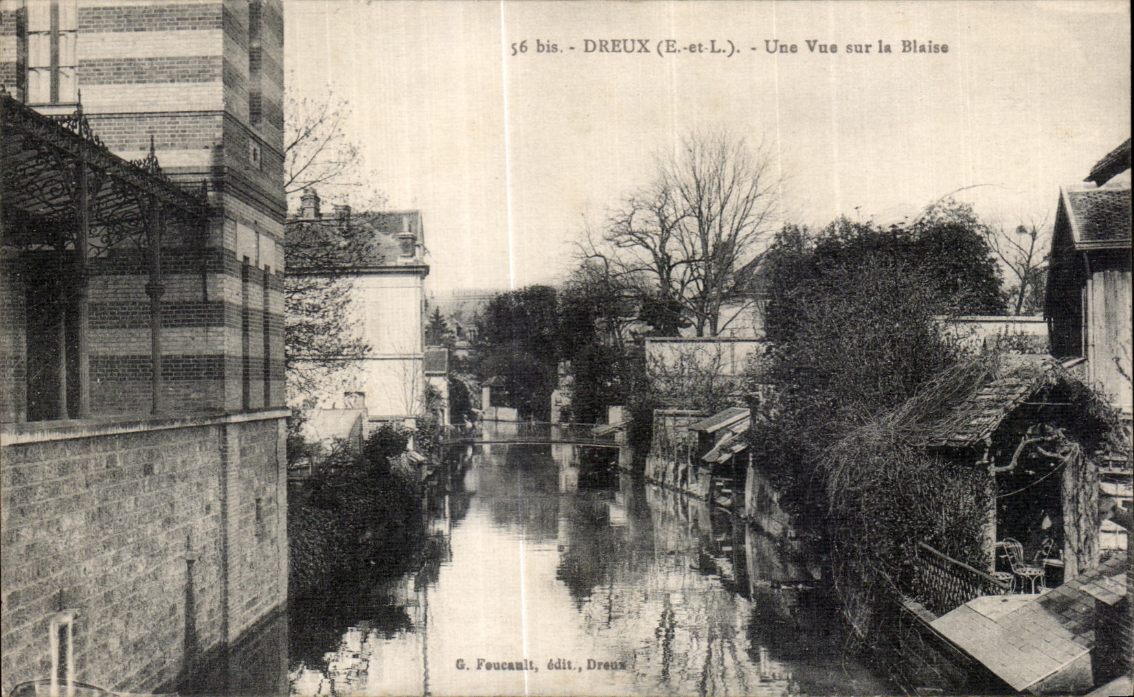 CPA Dreux una vista en el Blaise