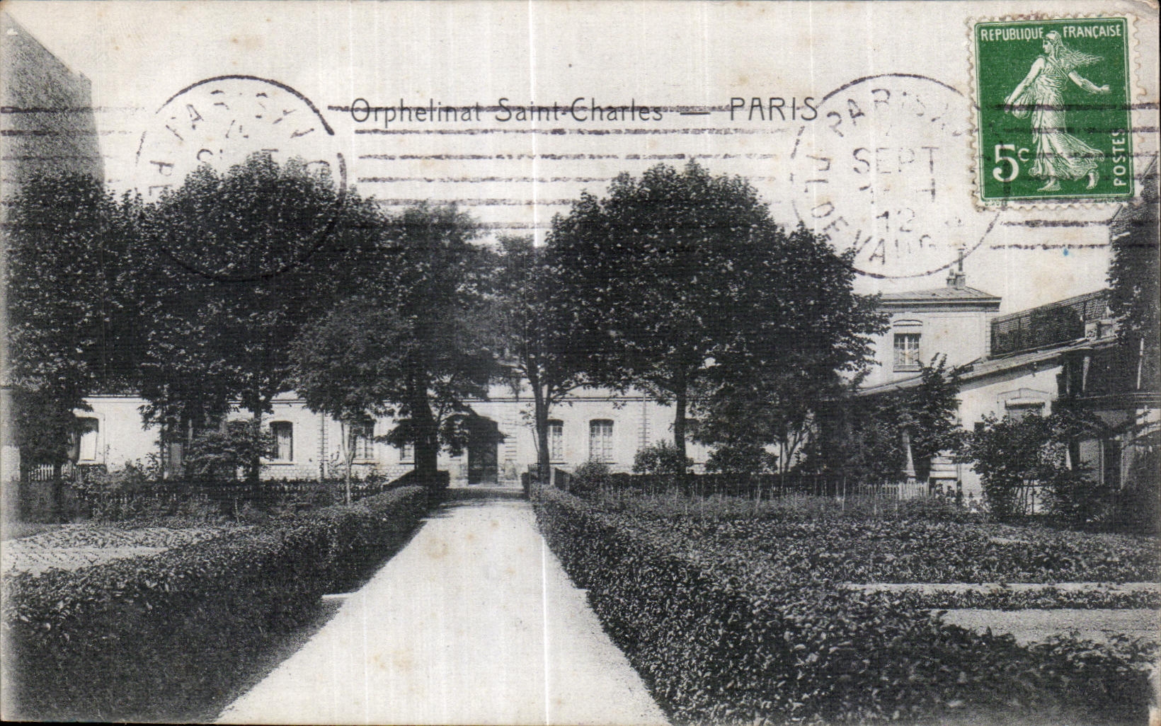 CPA Orphanage Saint Charles Paris