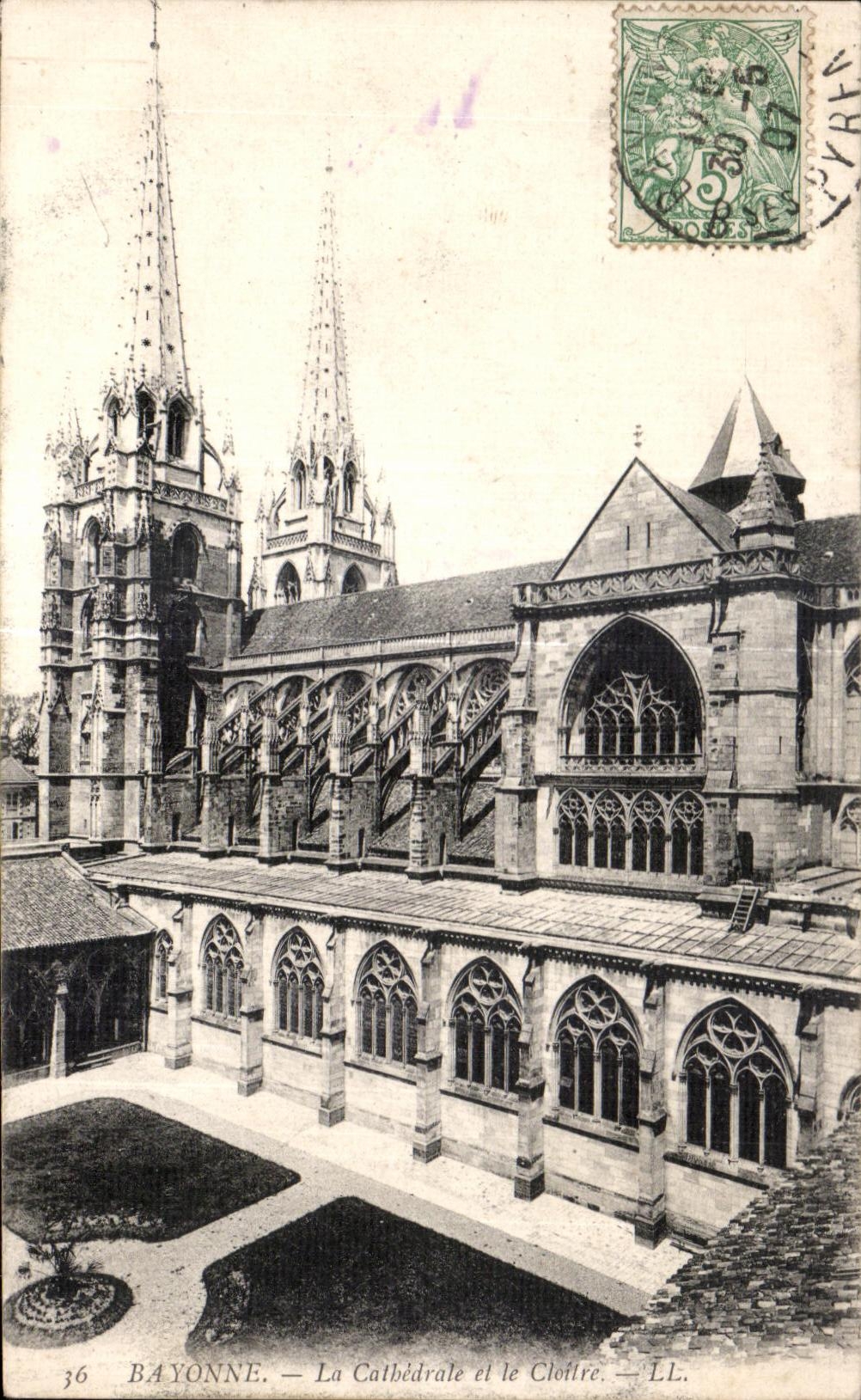 CPA Bayonne La Calbedrale et le Cloilre