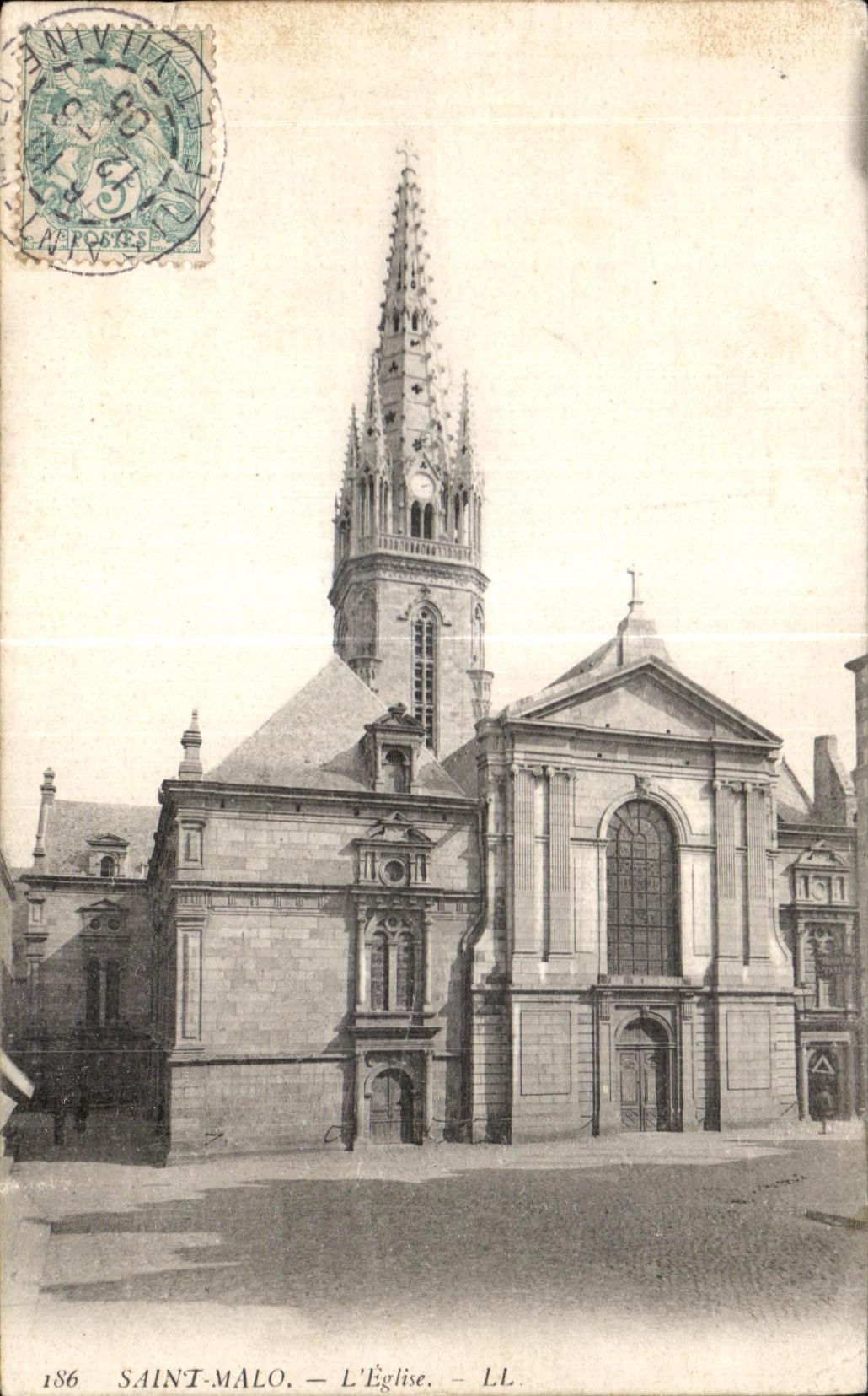 CPA Saint Malo Church