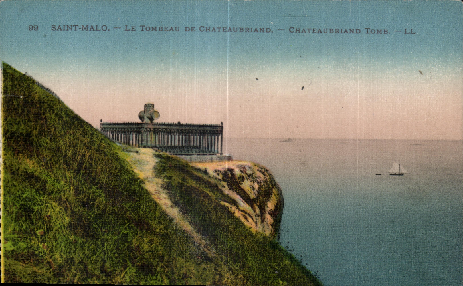CPA Saint Malo the Tomb Of Chateaubriant Chateaubriant