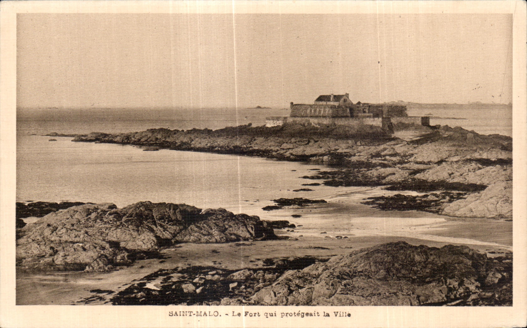 CPA Saint Malo Fort which protected the City