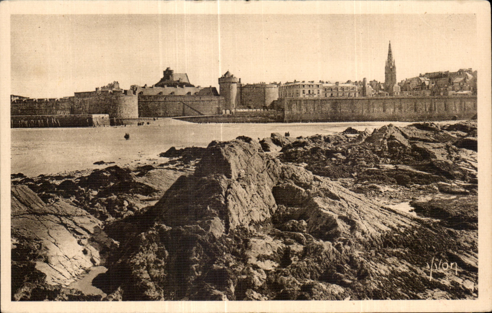 CPA Dimensions Emerald Malo Saint (III-and-Unpleasant) the City seen of Fort National