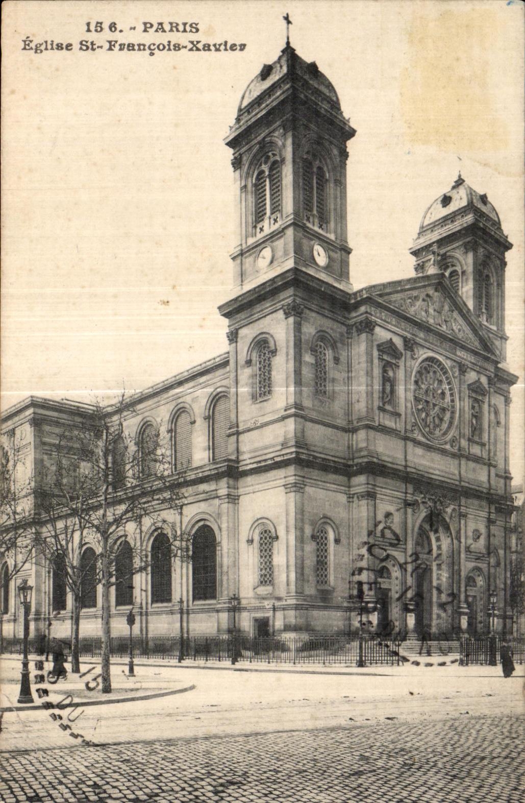 CPA Paris Church St Francois Xavier