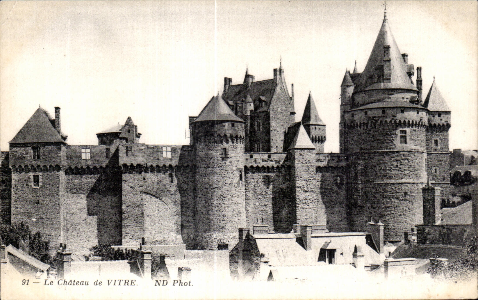CPA Le Chateau de Vitre 