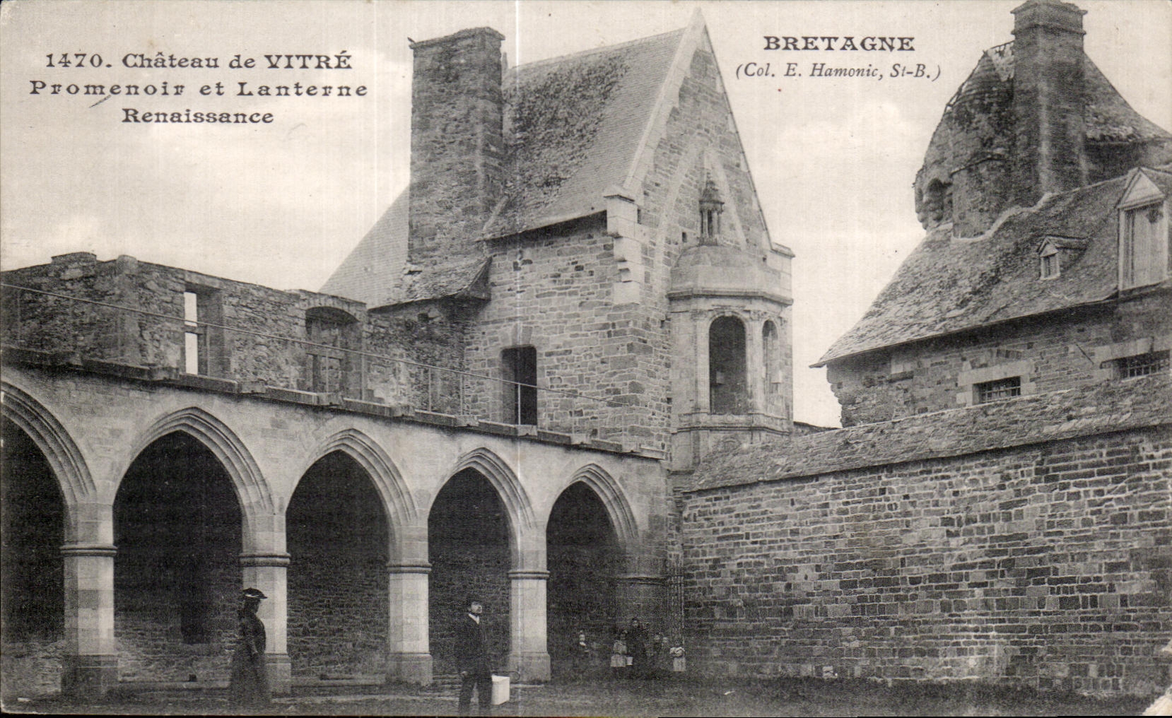 CPA Chateau de Vitre Promenoir et lanterne Renaissance Bretagne