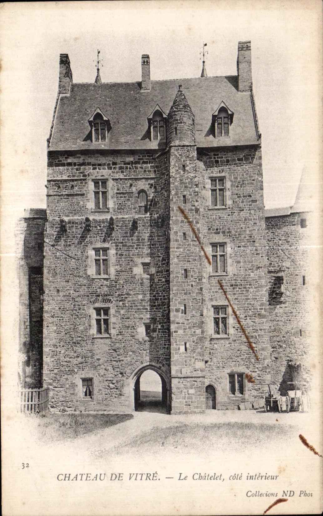 CPA Chateau de Vitre Le Cbatelet 