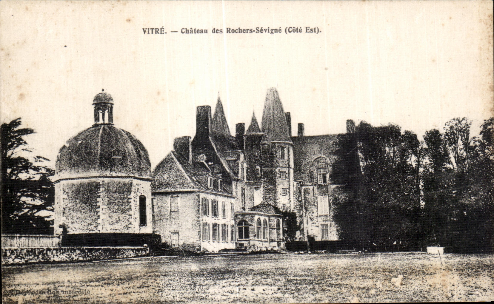 CPA Vitre Chateau des Rochers Sevigne (Cote Est)