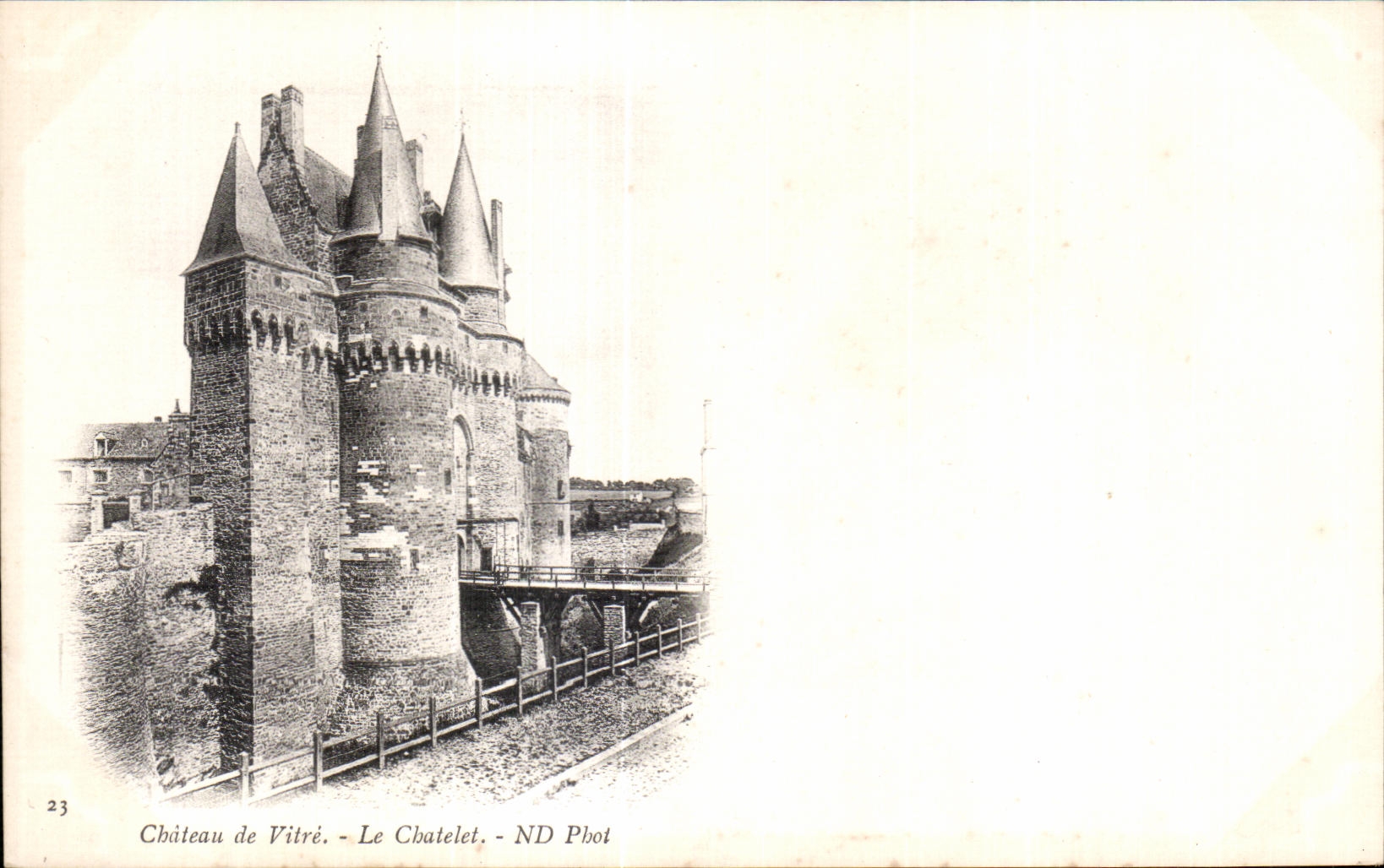 CPA Chatean de Vitre Le Chatelet 