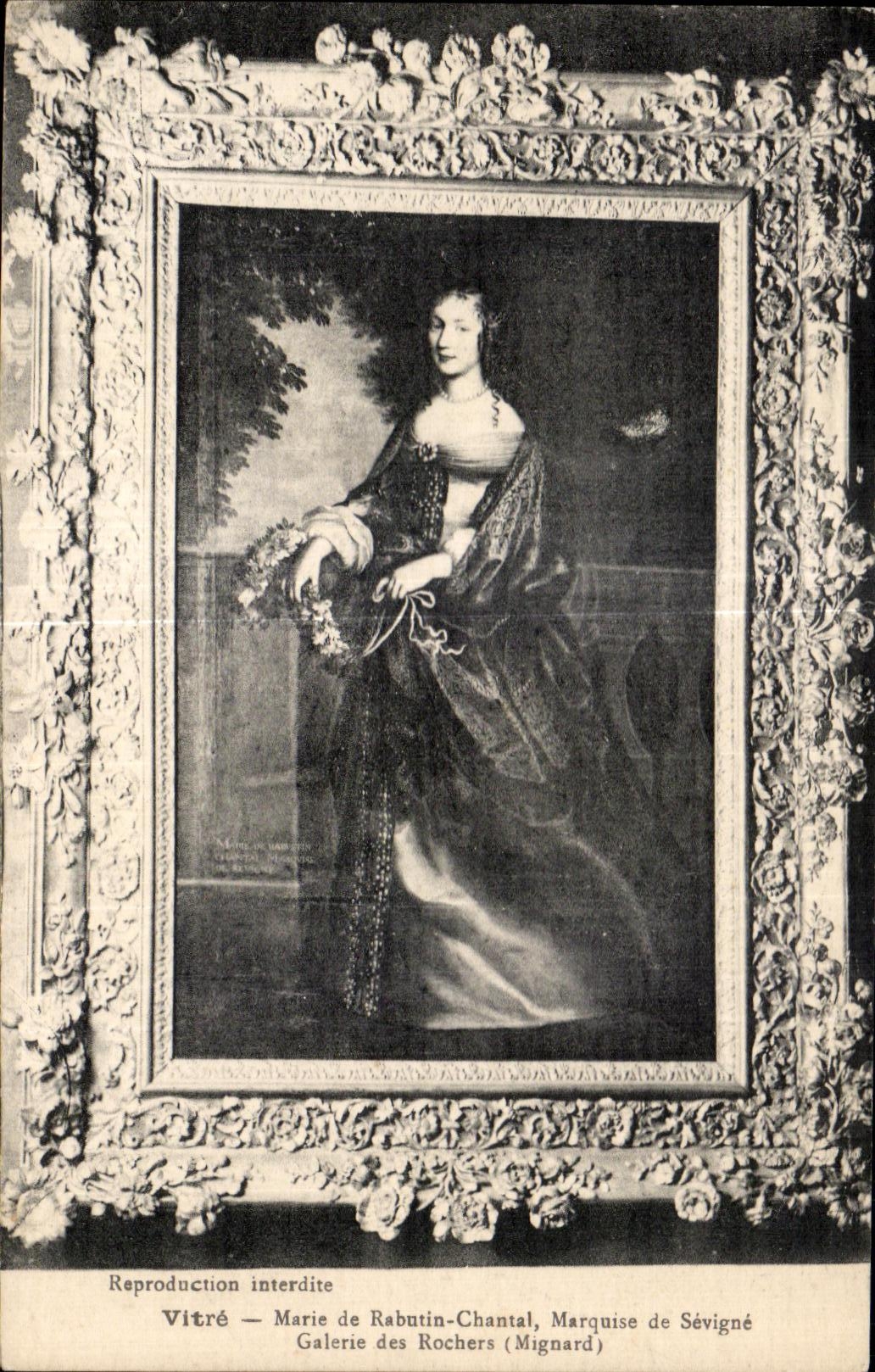 CPA esmalta a marques de Marie de Rabutin Chantal de Sevigne