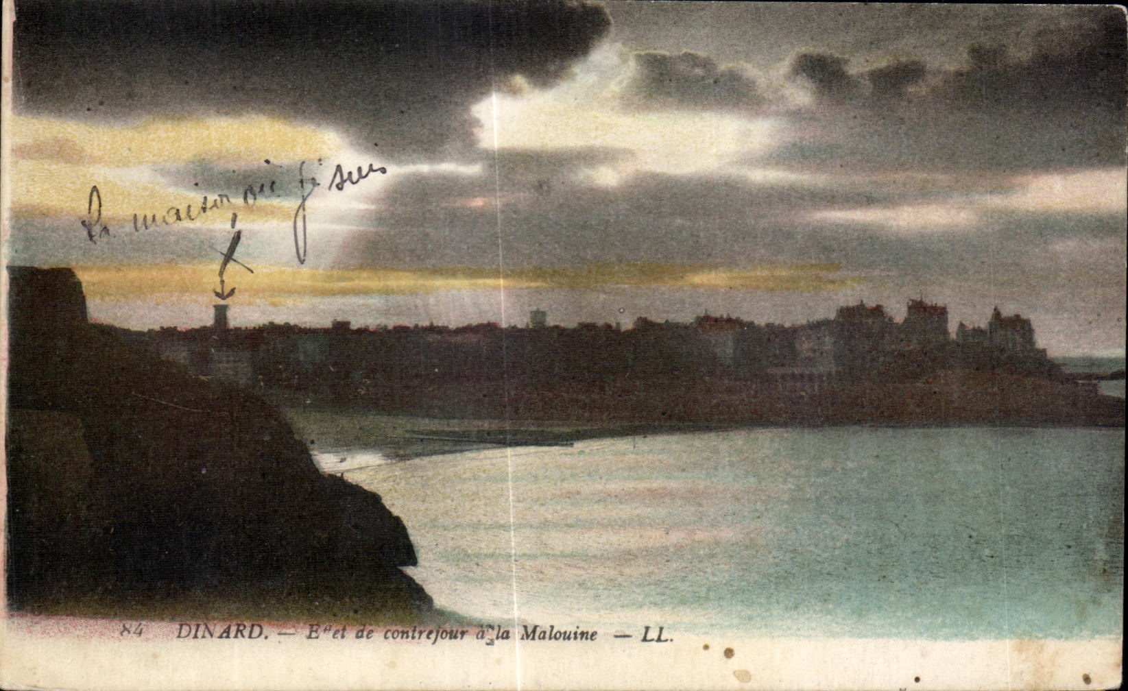 CPA Dinard Effet de Contejour a la Malouine