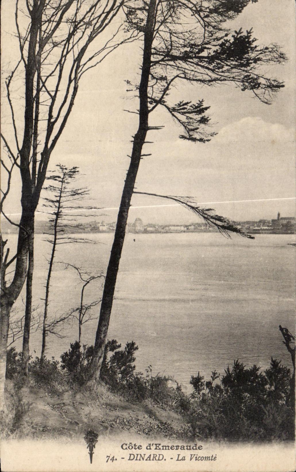 CPA Dinard Cote d Emeraude la Vicomte 