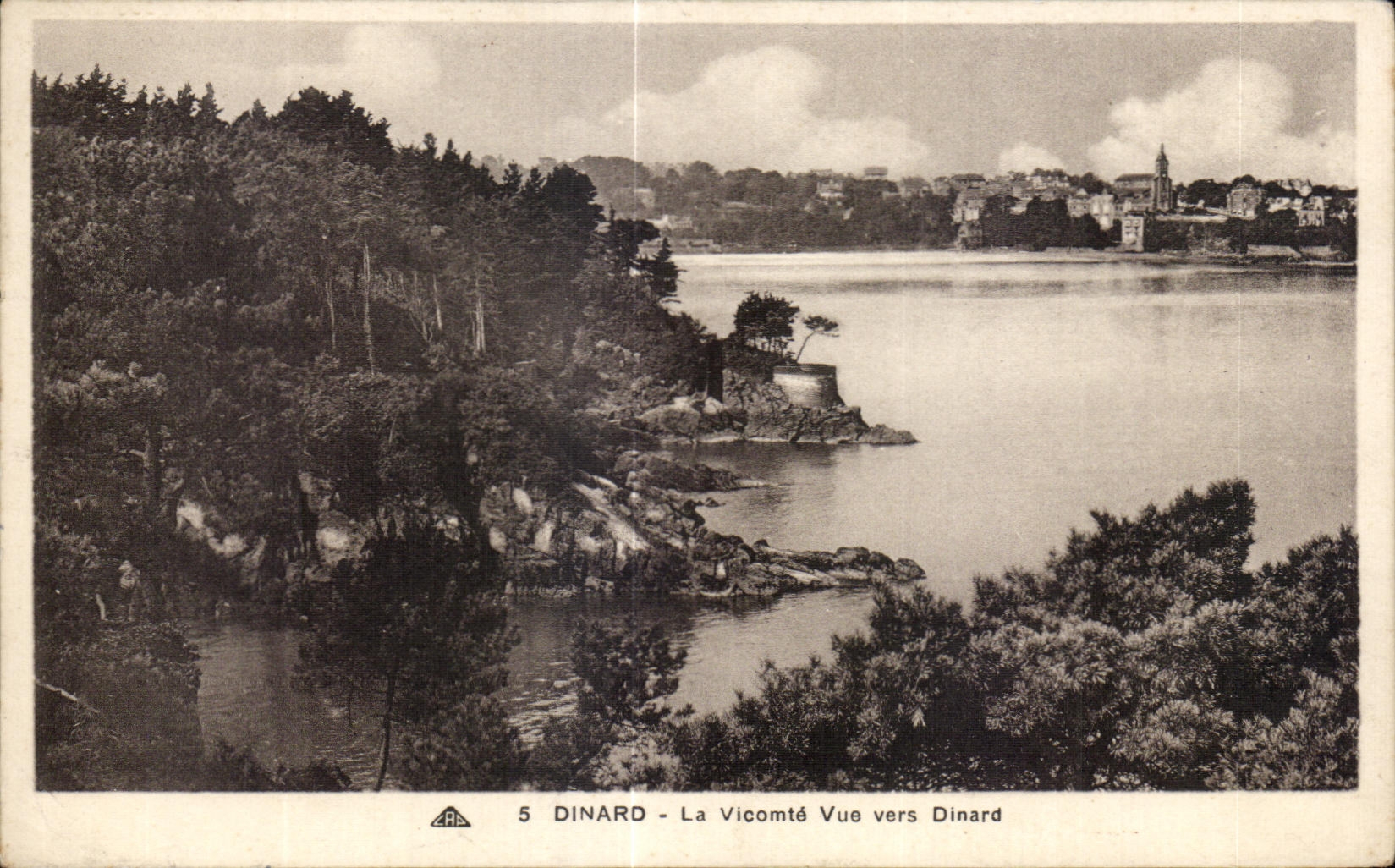 CPA Dinard La Vicomte Vue Vers Dinard