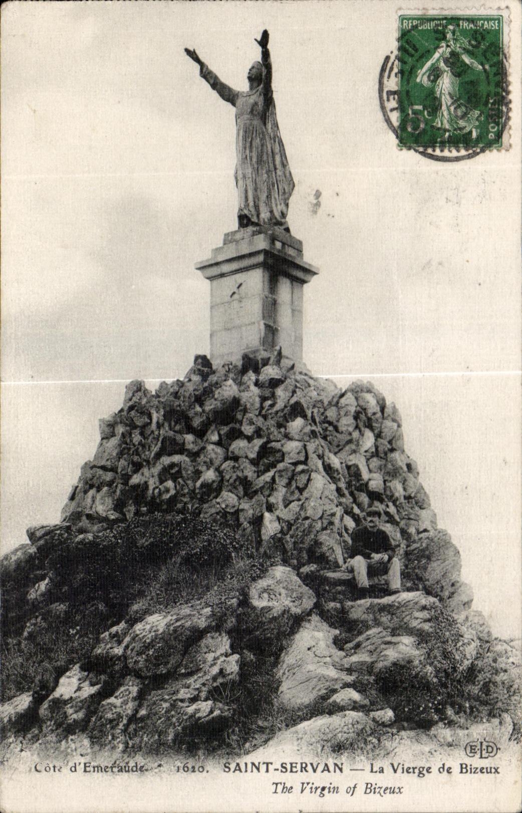 CPA Saint Servan Cote d Emeraude La Vierge de Bizeux The Virgin of Bireux