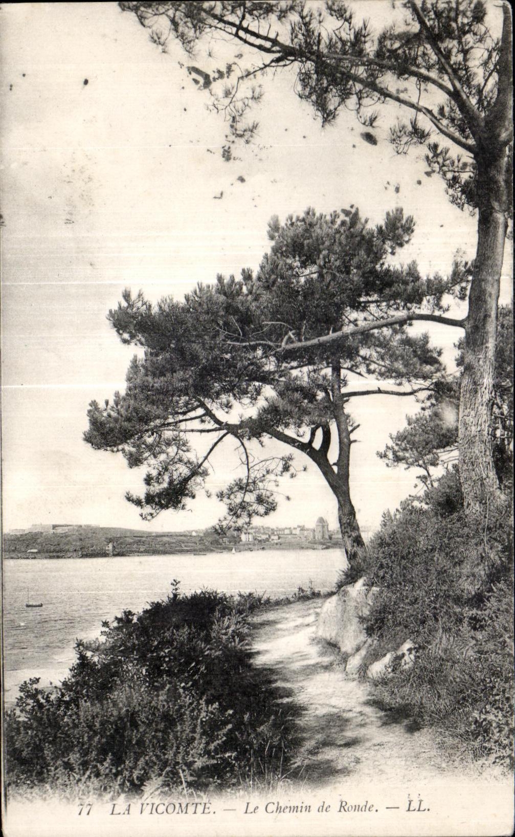 CPA el vizconde la manera cubierta