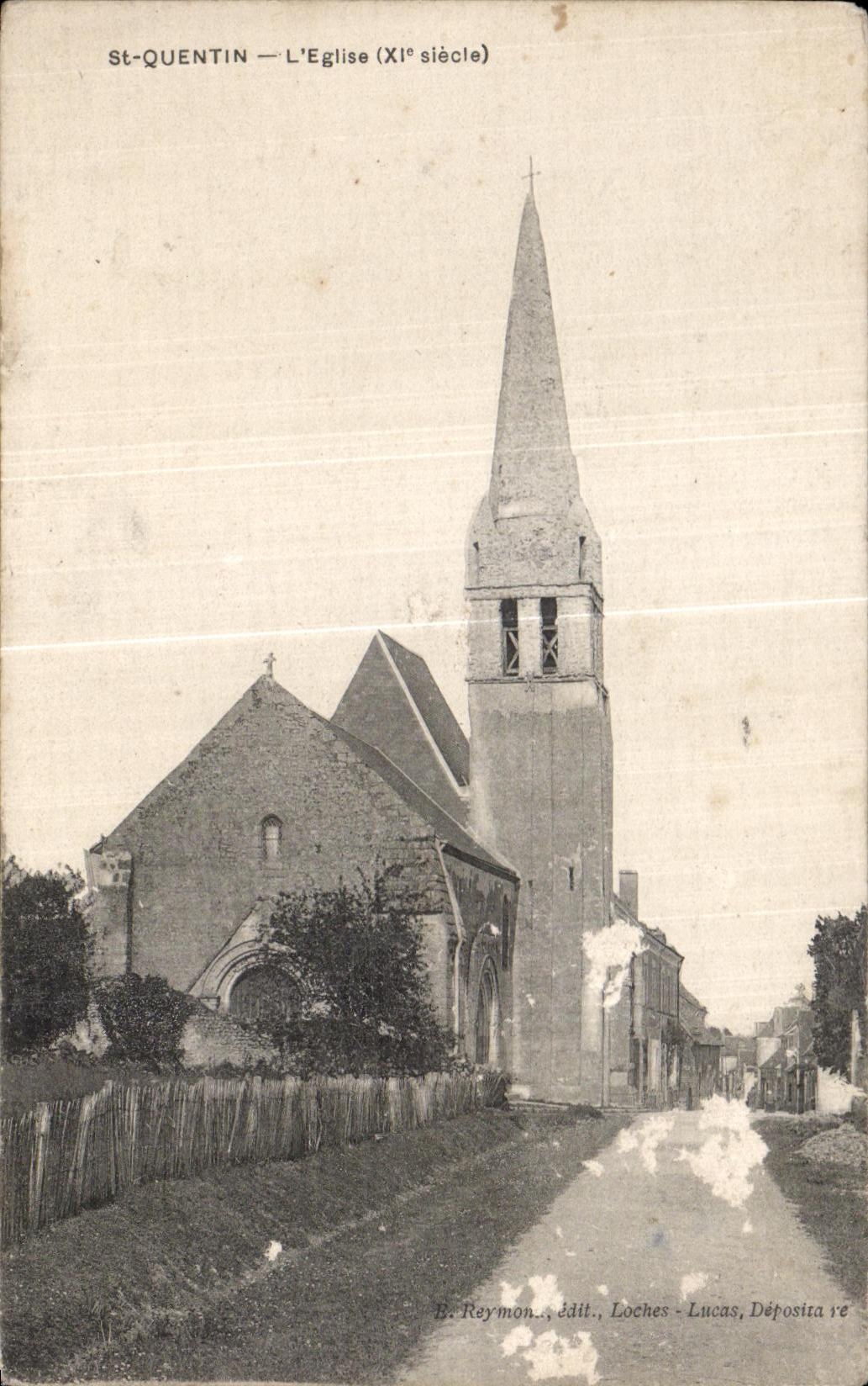 CPA Quentin L Eglise