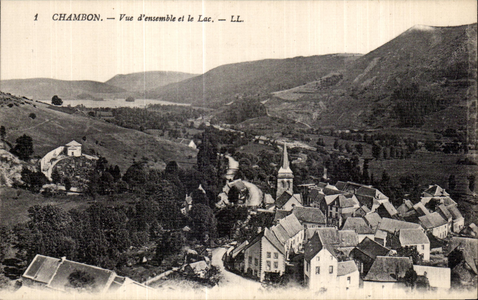 CPA Chambon Seen together and the Lake