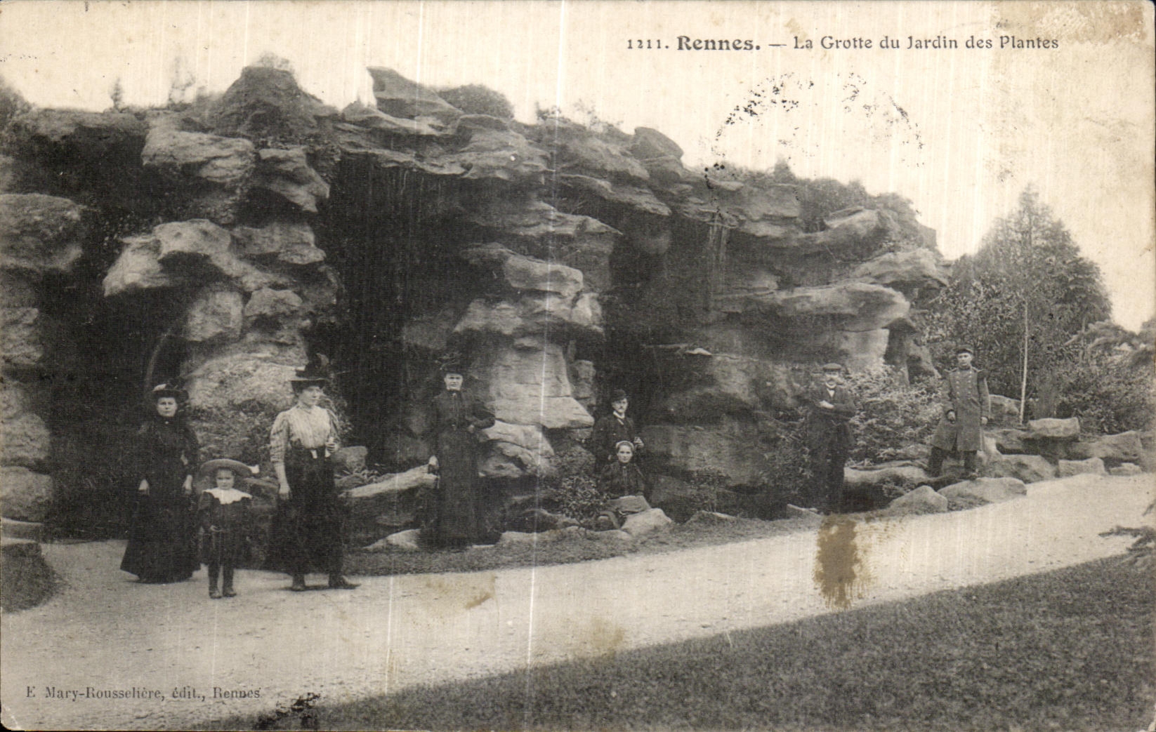 CPA Rennes La Grotte du Jardin des Plantes