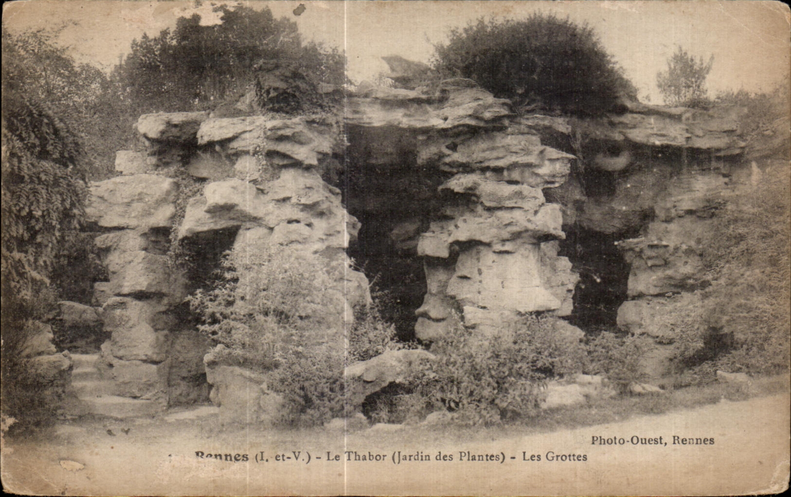 CPA Rennes La Thabor Les Grottes