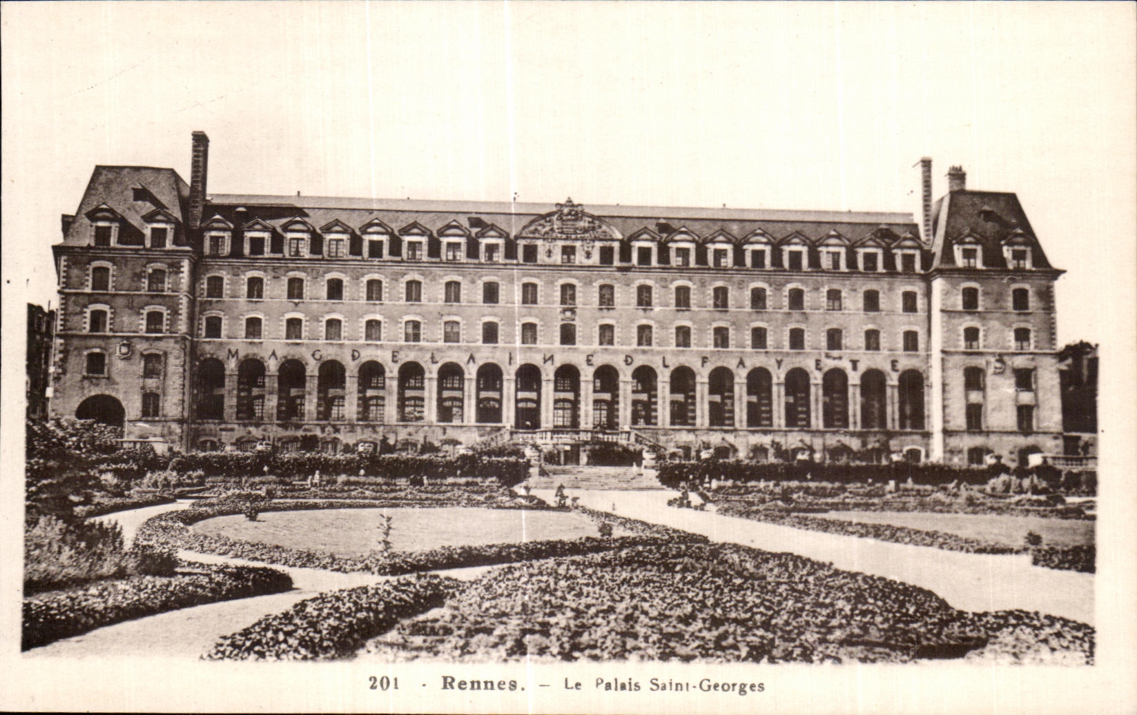 CPA Rennes La Palais Saint Georges