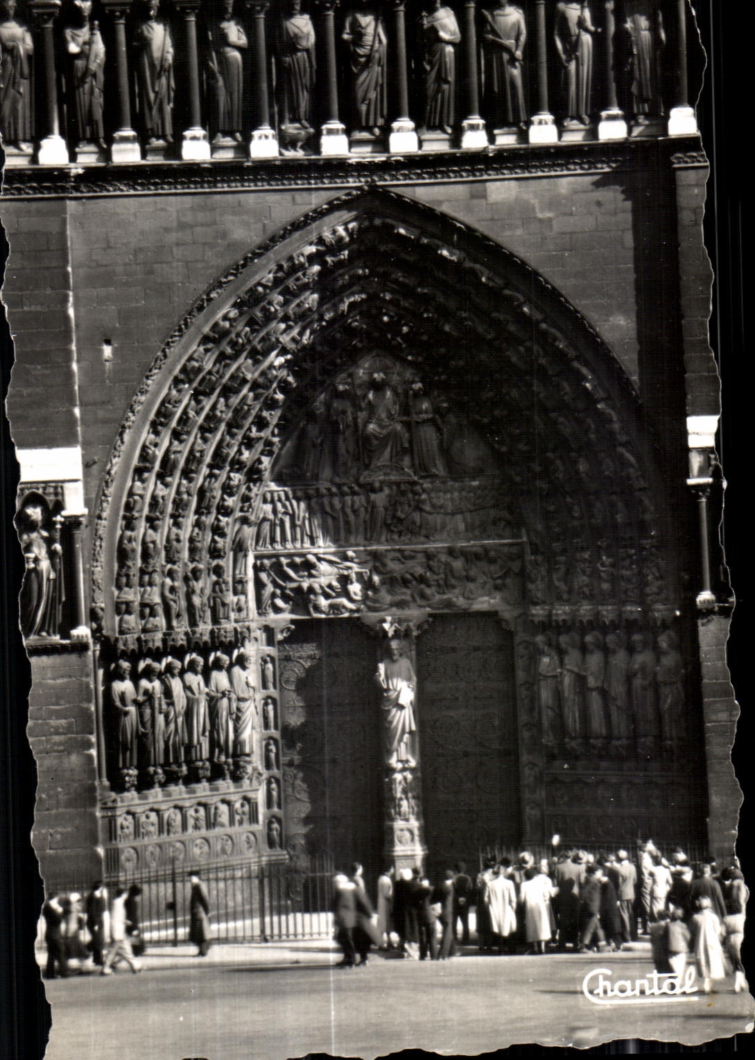 CPA ParisFacade of our Lady Gate of the judgment