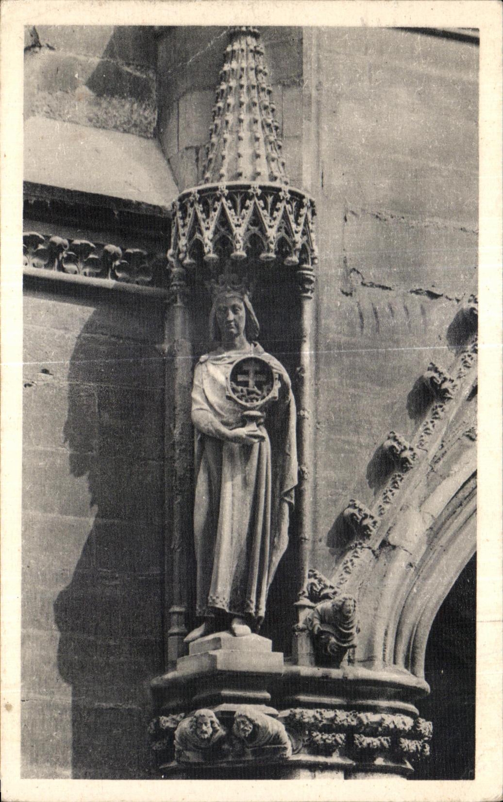 CPA Paris Sainte the Vault Southern Porch Holy Louis