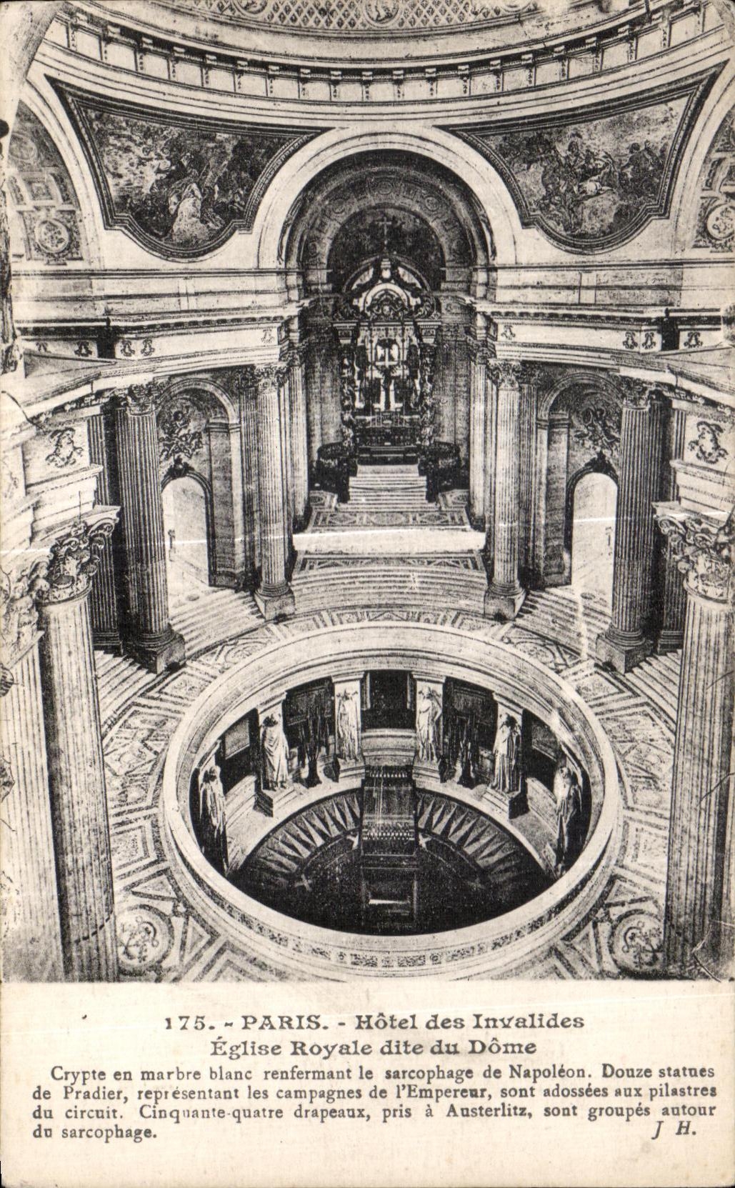 CPA Paris Hotel of Invalides the Royal Church Said of the Dome