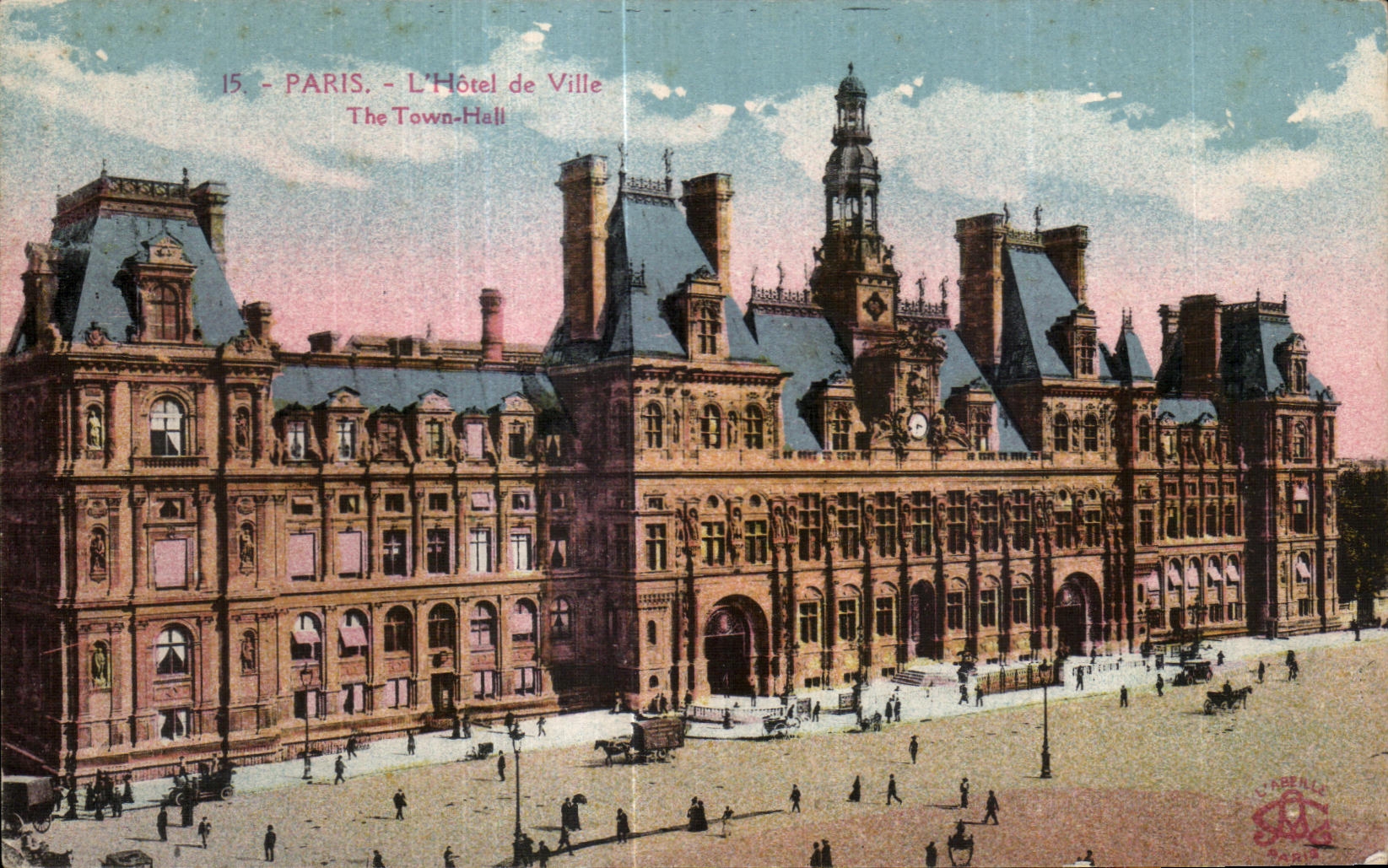 CPA Paris Town hall The Town Hall