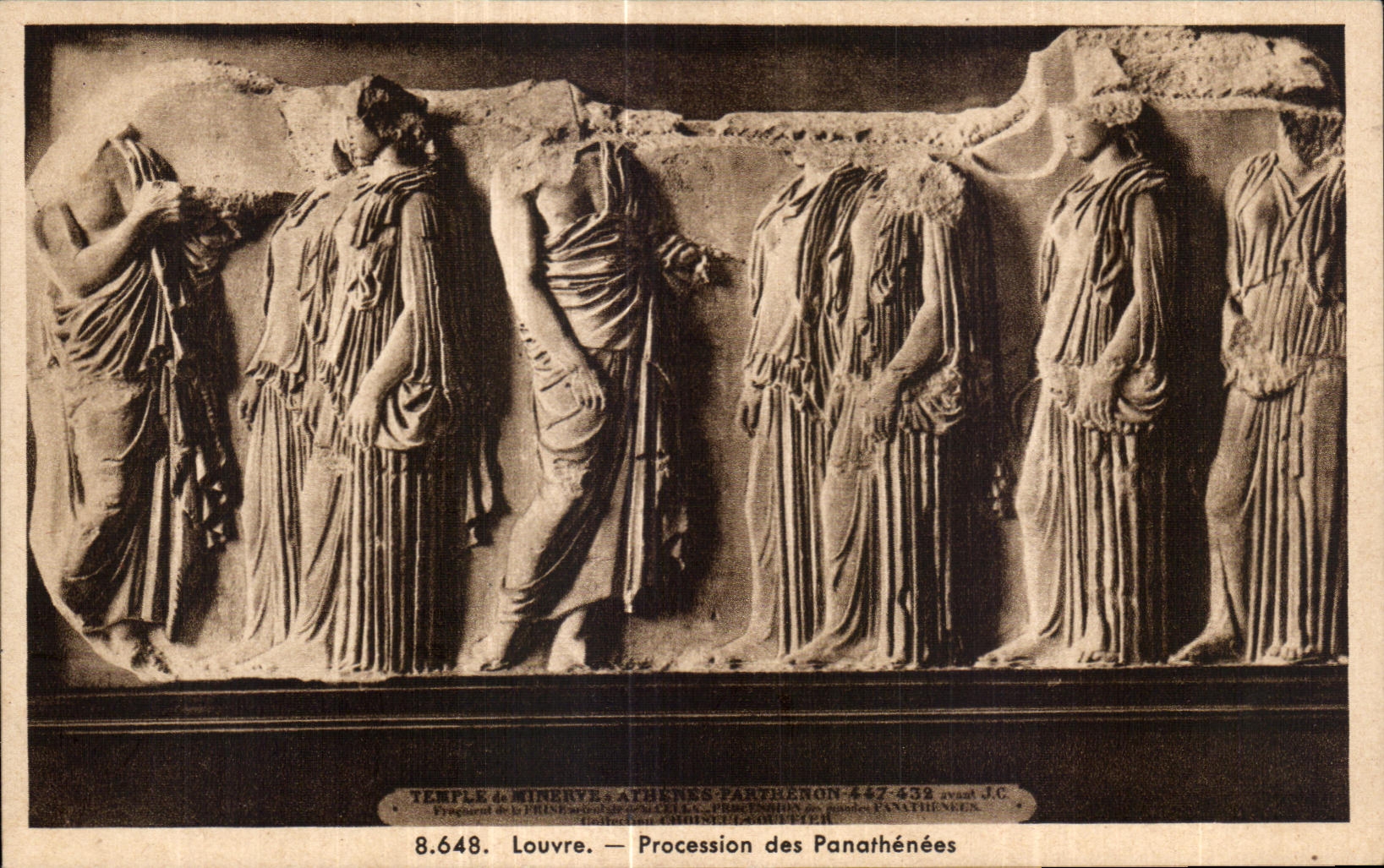 Procesion de la lumbrera de CPA de Panathenees