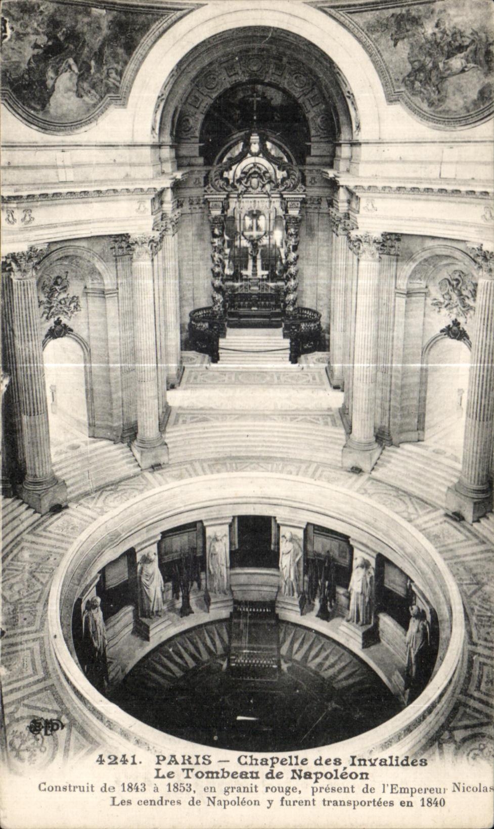 CPA Paris Vault of Invalides Napoleon
